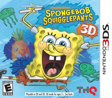 SpongeBob SquigglePants 3D (Usa) box cover front